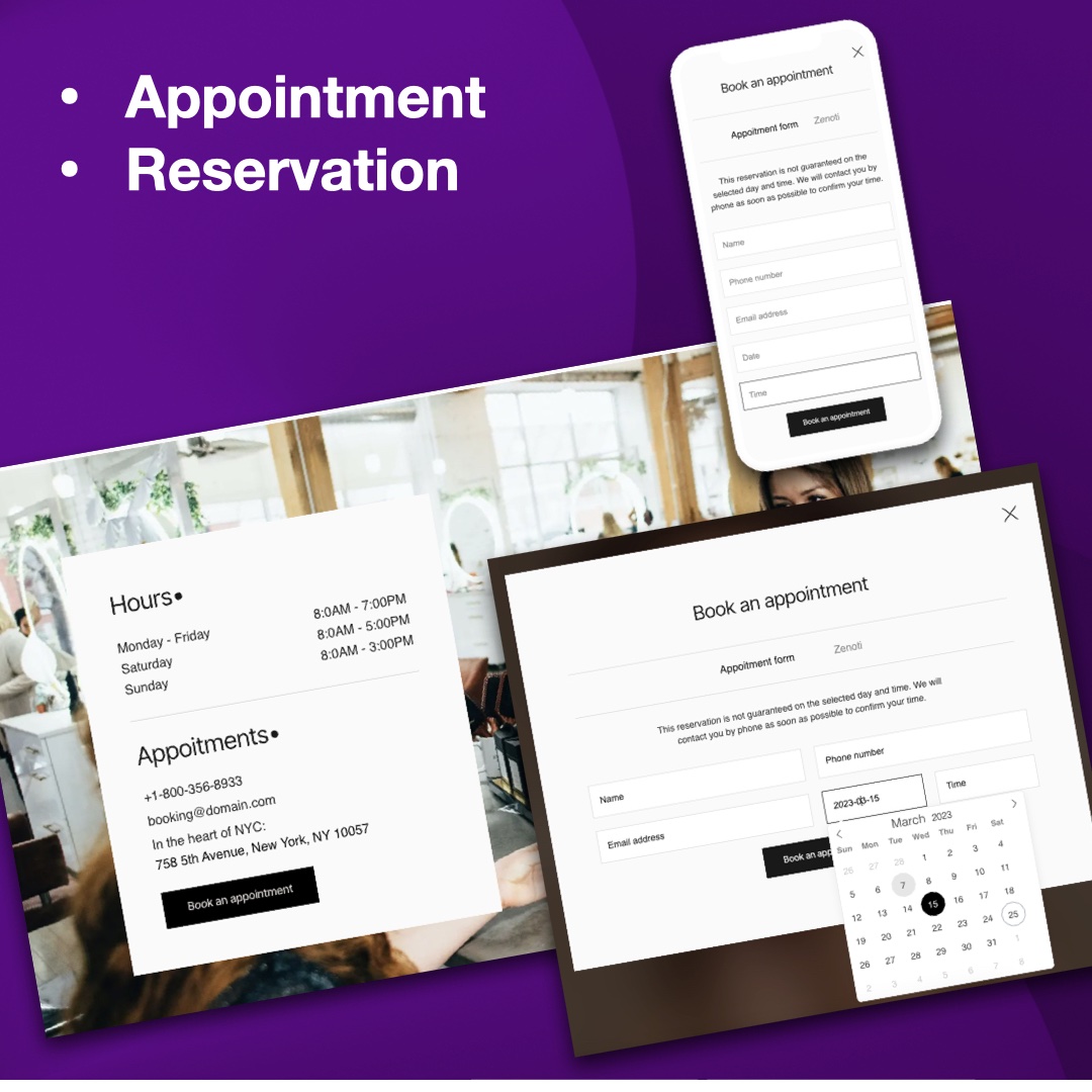 Online Booking System Web Designer Services Singapore​